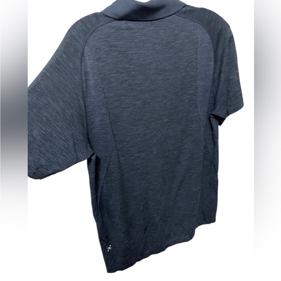 Lululemon vent tech polo shirt men’s size M blue train office travel - Picture 9 of 16